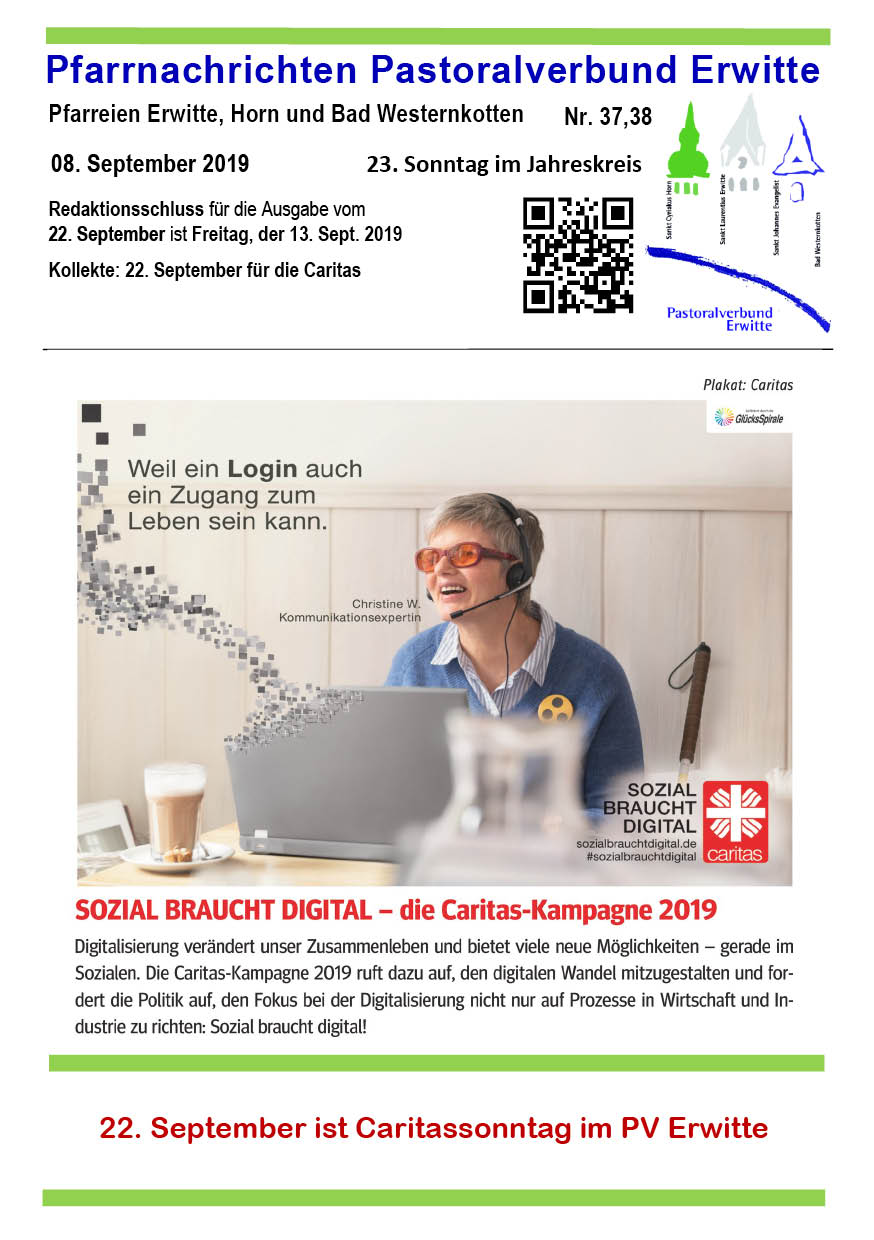 Pfarrnachrichten Nr. 37 / 38