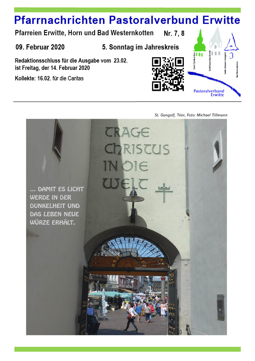 Pfarrnachrichten Nr. 3 / 2020