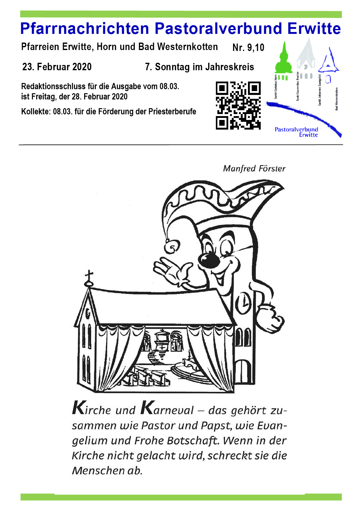 Pfarrnachrichten Nr. 4 / 2020