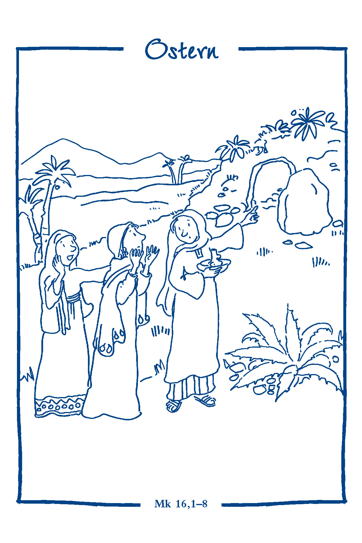 Kindermalaktion zu Ostern