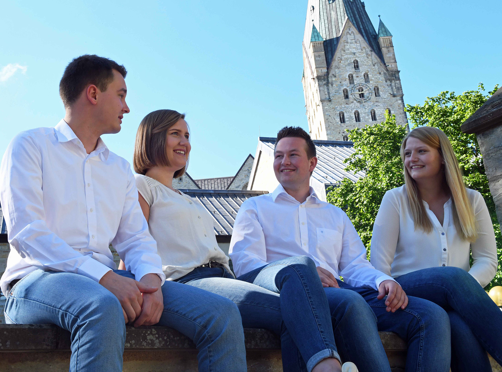 Auszubildende, die der Himmel schickt