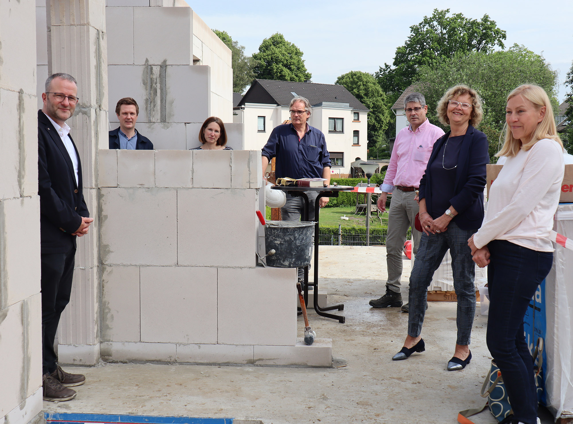 Grundstein für neues Pfarrhaus St. Magdalena Lütgendortmund gelegt