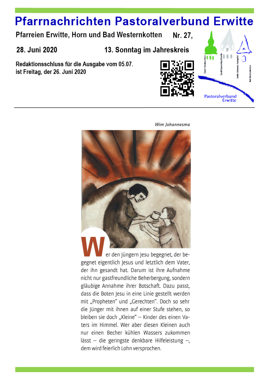Pfarrnachrichten Nr. 27/28-2020
