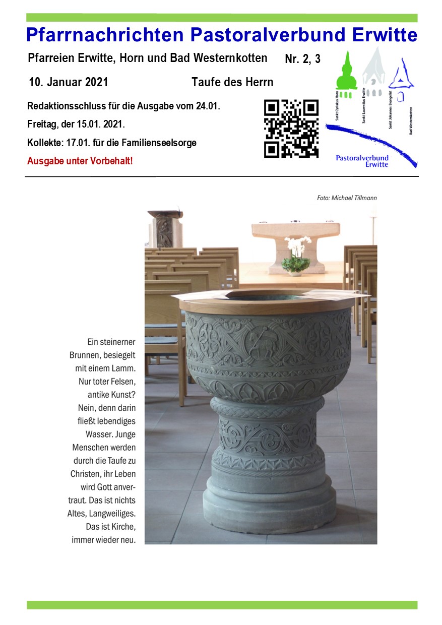 Pfarrnachrichten Nr. 2-3 – 2021