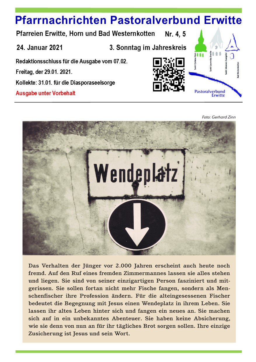 Pfarrnachrichten Nr. 4-5 – 2021
