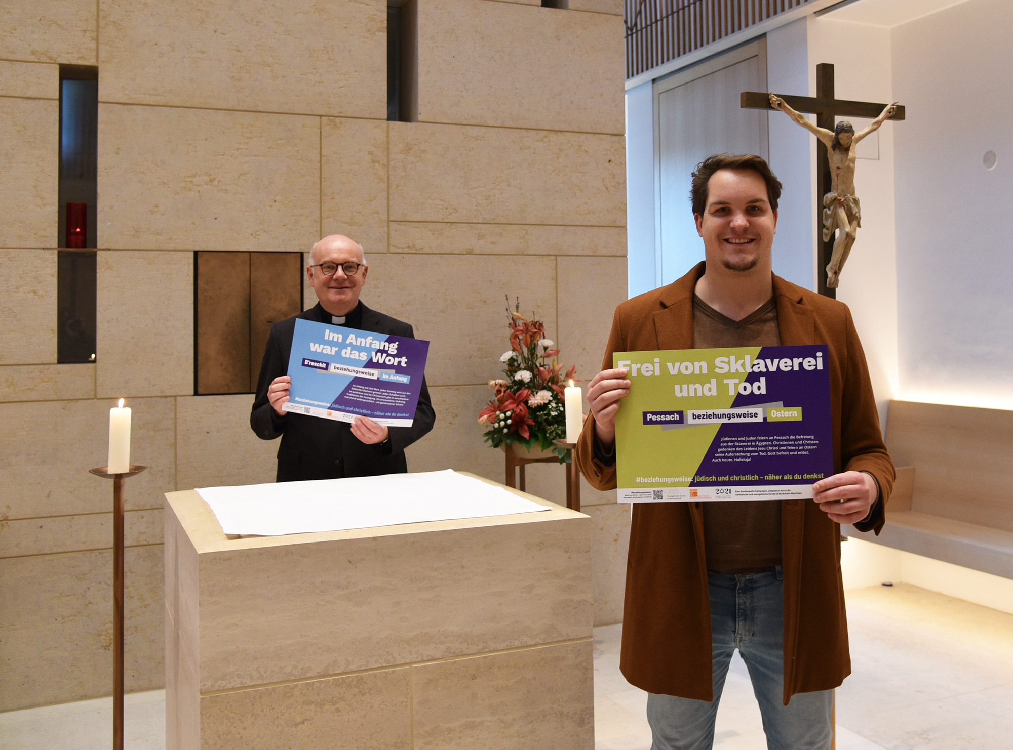 Judentum und Christentum in Beziehung gesetzt