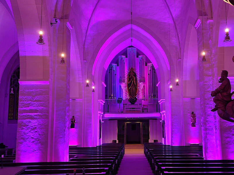 Sehenswerte Lichtinstallation