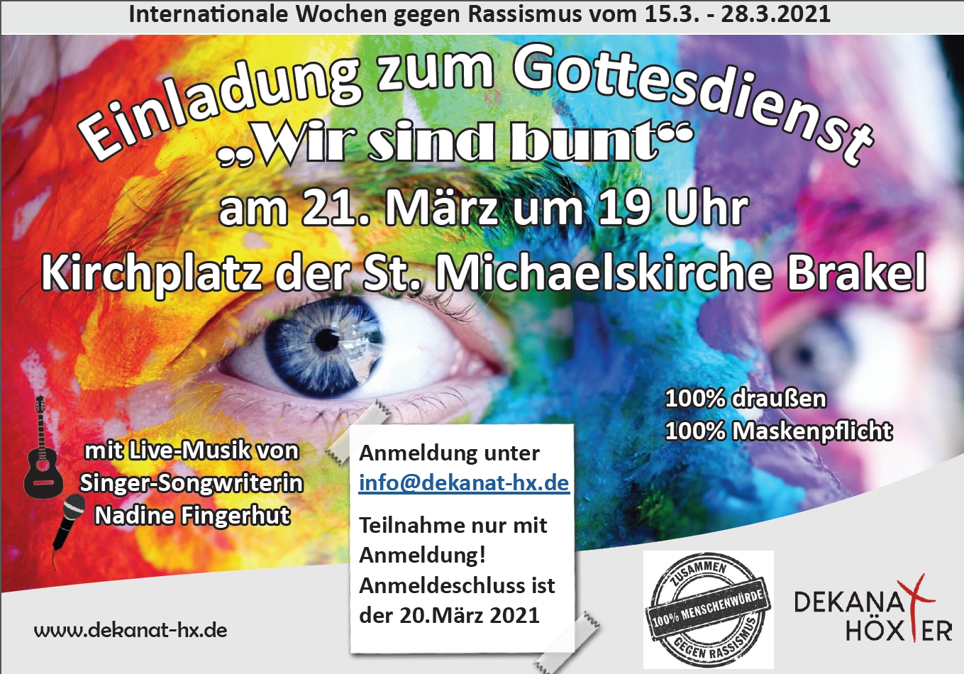 Open-Air-Gottesdienst “Wir sind bunt”