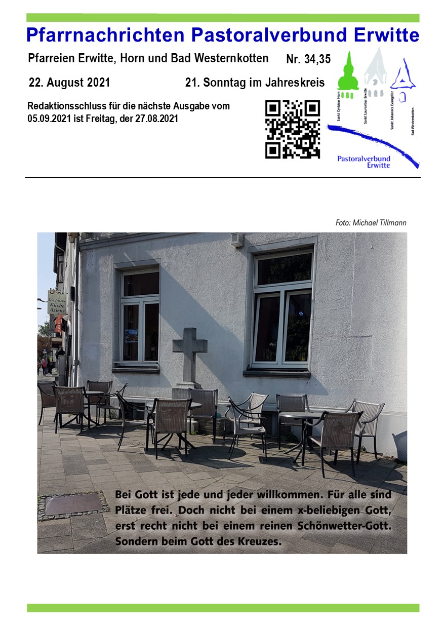 Pfarrnachrichten Nr. 34-35 – 2021