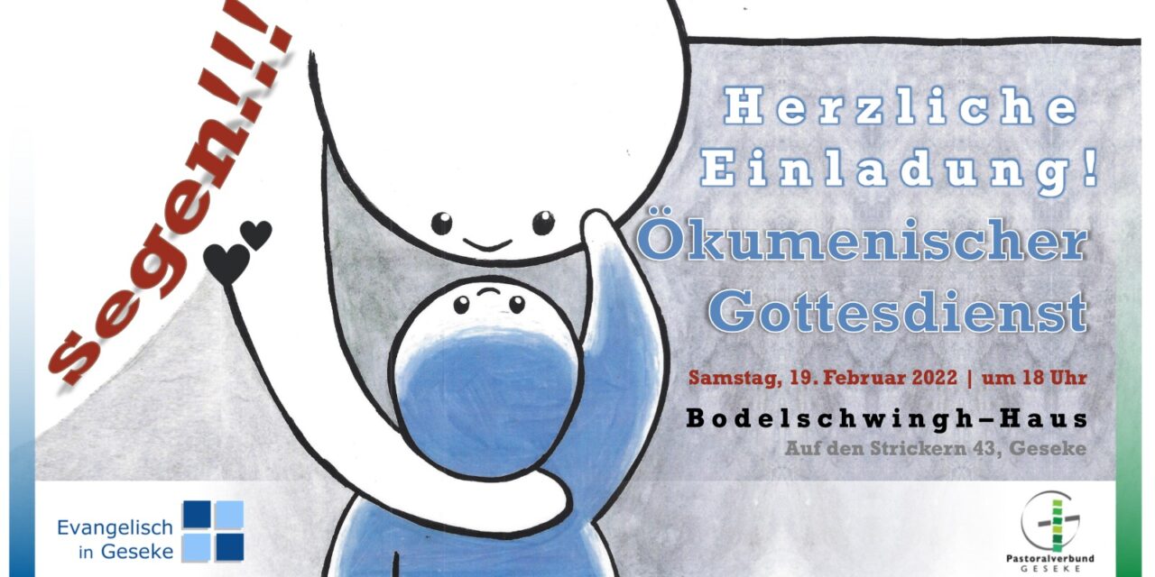 Ökumenischer Gottesdienst – Segen!!!