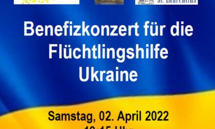 Benefizkonzert für die Ukraine am 2. April