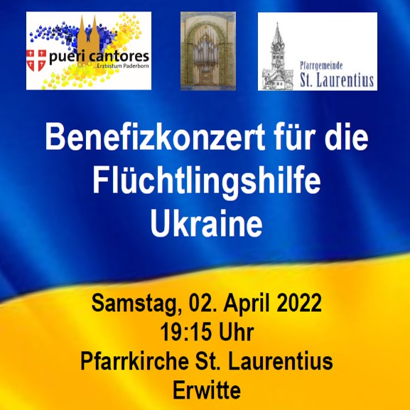 Benefizkonzert für die Ukraine am 2. April