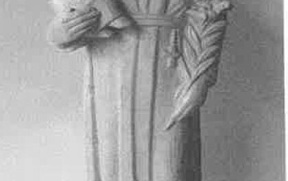 Renovierung der Nische für den Hl. Antonius