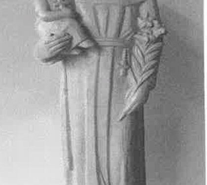 Renovierung der Nische für den Hl. Antonius