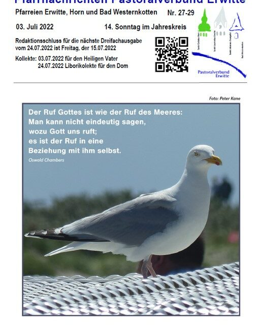 Pfarrnachrichten Nr. 27-29 – 2022