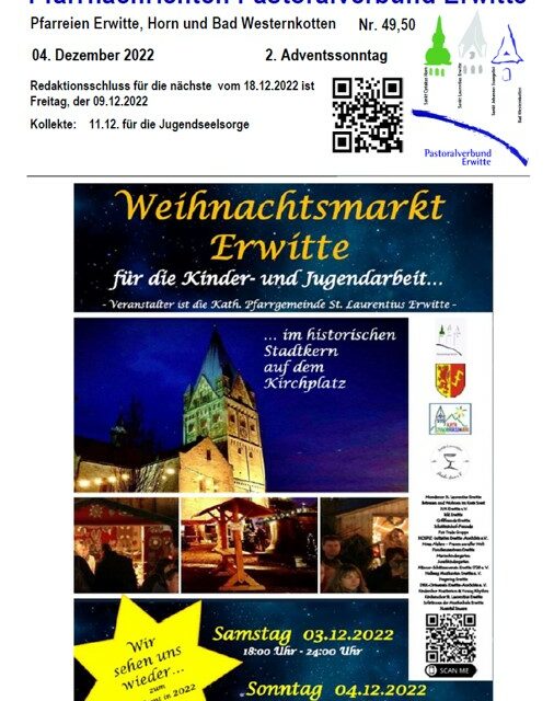 Pfarrnachrichten Nr. 49-50 – 2022