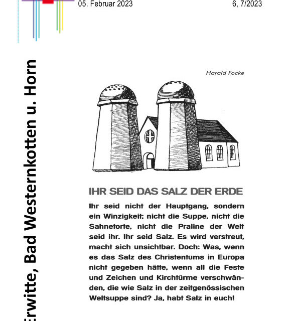 Pfarrnachrichten Nr. 6-7 – 2023