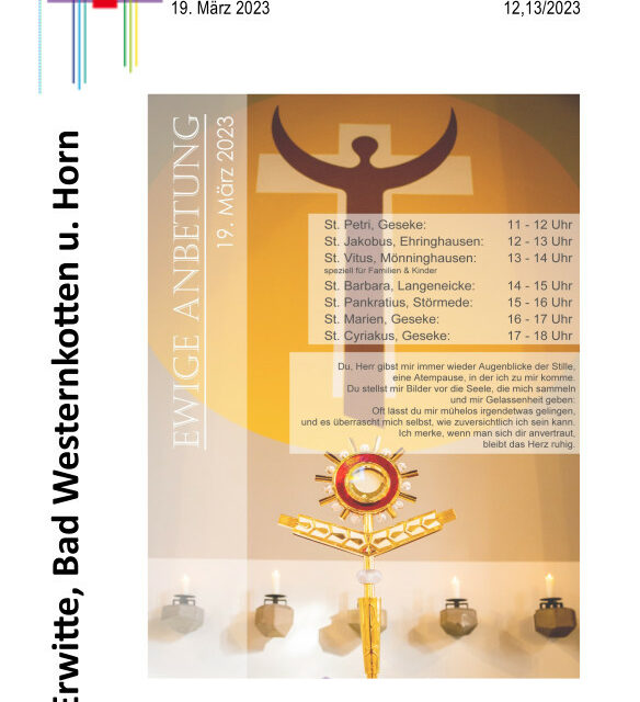 Pfarrnachrichten Nr. 12-13 – 2023