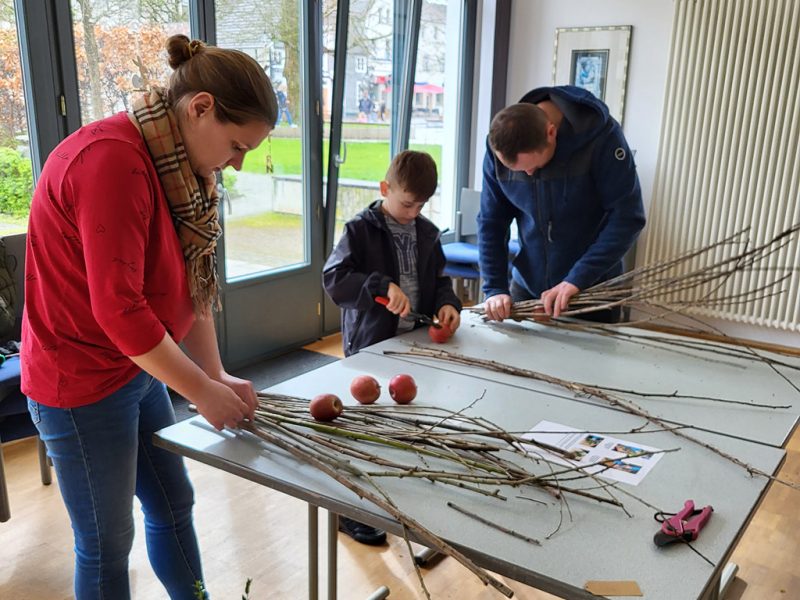 Palmsonntag mit den Kommunionkindern