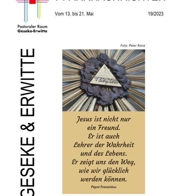 Pfarrnachrichten Nr. 19 – 2023