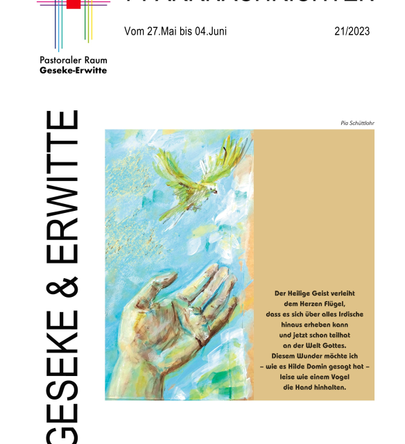 Pfarrnachrichten Nr. 21 – 2023