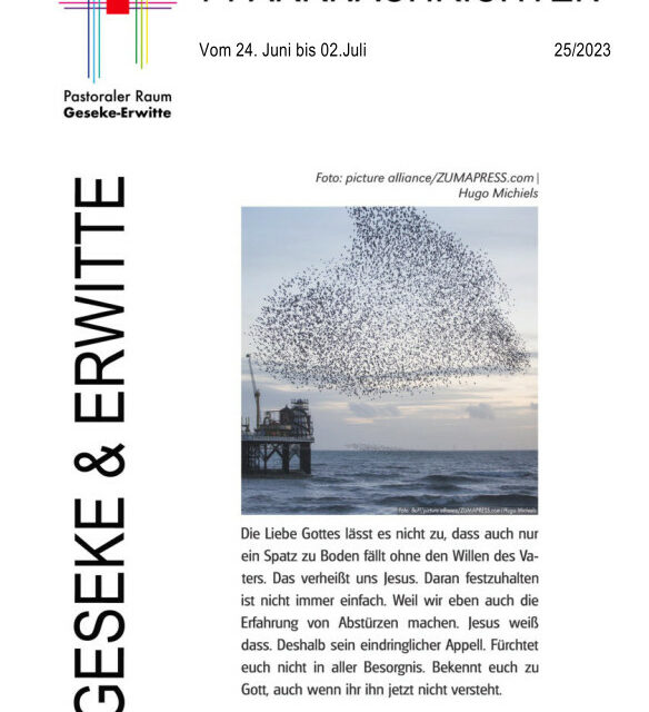 Pfarrnachrichten Nr. 25 – 2023
