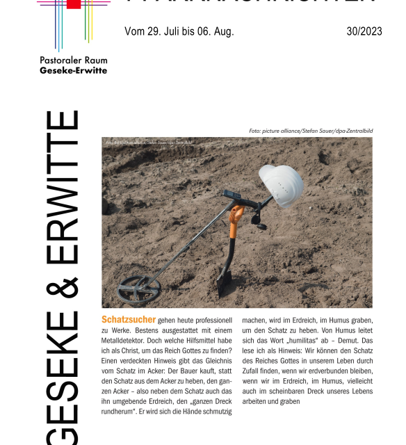 Pfarrnachrichten Nr. 30 – 2023
