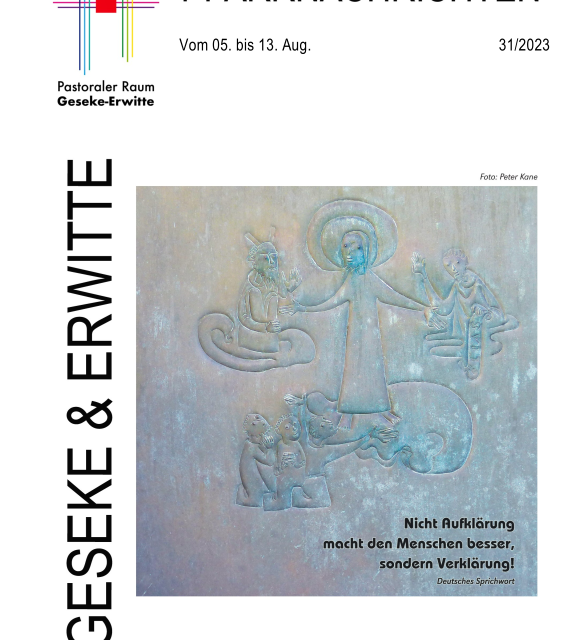 Pfarrnachrichten Nr. 31 – 2023