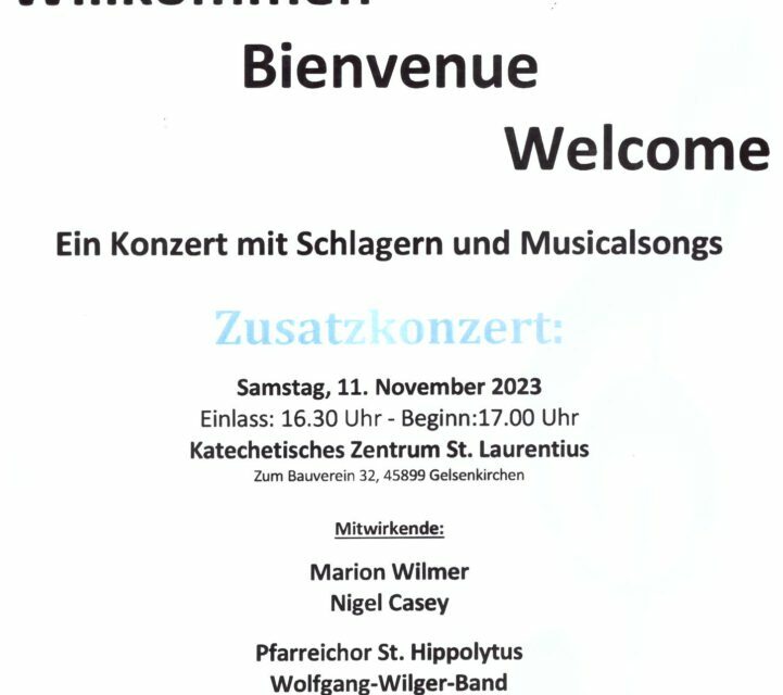 Der Pfarreichor lädt ein: