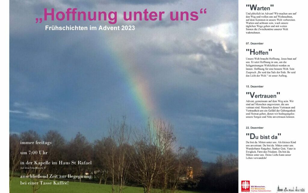 Frühschichten im Advent