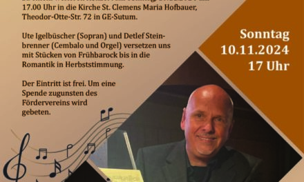 Musikalische Stunde in St. Clemens – 10.11.24, 17:00 Uhr