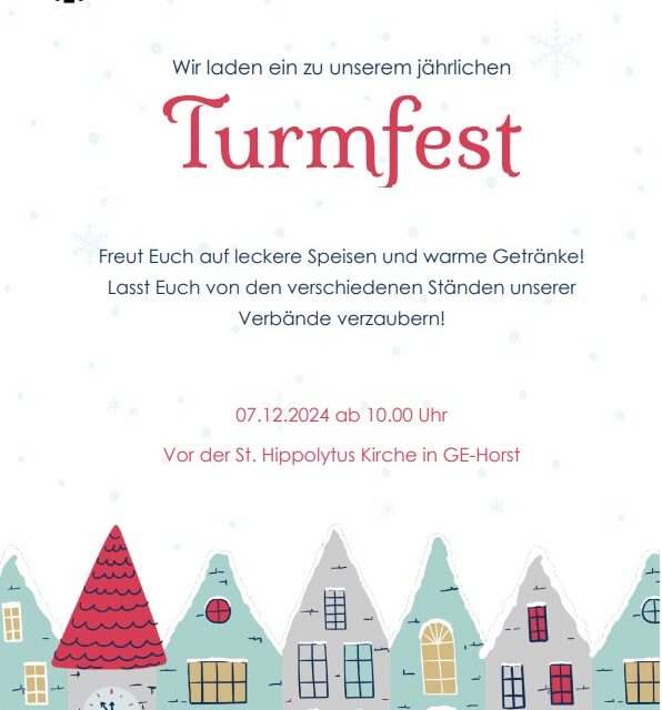 Turmfest vor der St. Hippolytus Kirche am 07.12.2024