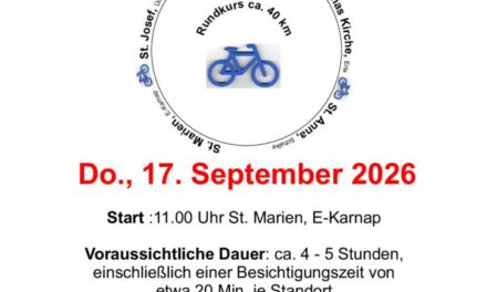 Fahrradtour am Donnerstag, 17.09.2026 zu den Spielorten der Manifesta